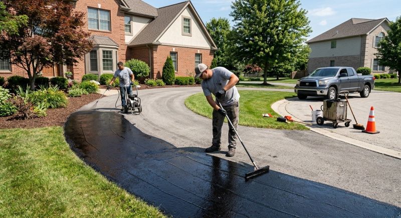 Driveway Slurry Sealing in San Antonio, TX